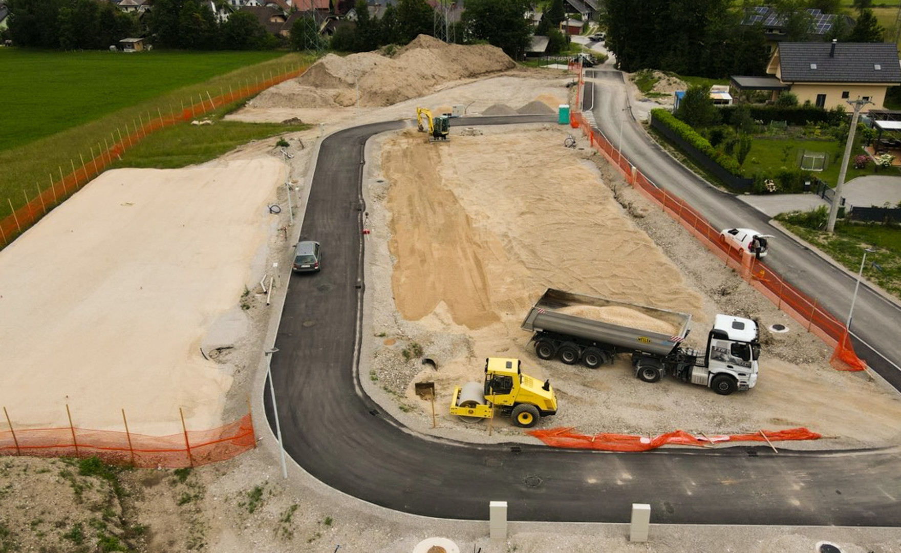 Objekt Napredek projekta Gorenjski Gaj